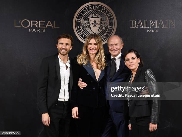 Pierre Emmanuel Angeloglou, Sophia Agon, Jean Paul Agon, and guest News  Photo - Getty Images