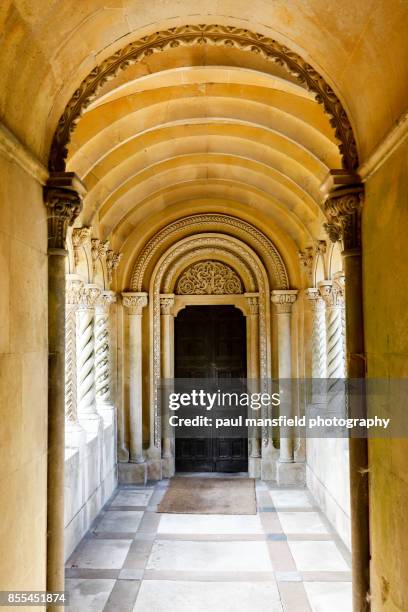 wilton italianate church - cloister stock pictures, royalty-free photos & images