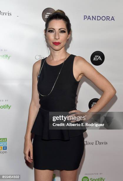 Musician Leah Zeger attends City of Hope's Music, Film and Entertainment Industry's Songs of Hope Event at Private Residence on September 28, 2017 in...