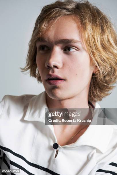 Actor Charlie Plummer is photographed on September 1, 2017 in Venice, Italy.