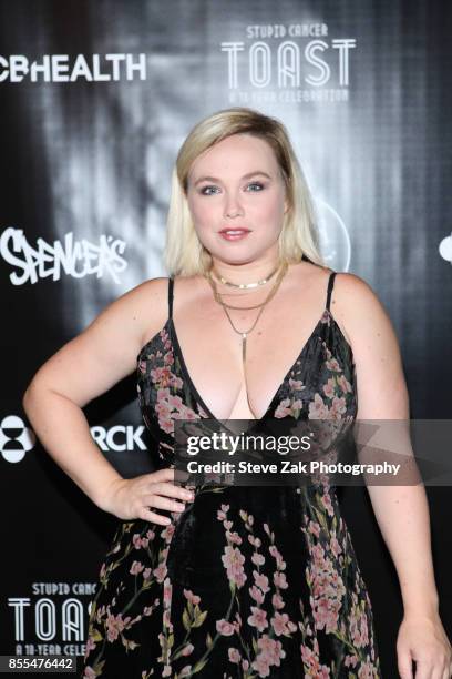 Actress Amanda Fuller attends Stupid Cancer Toast A 10-Year Celebration at The Mezzanine on September 28, 2017 in New York City.