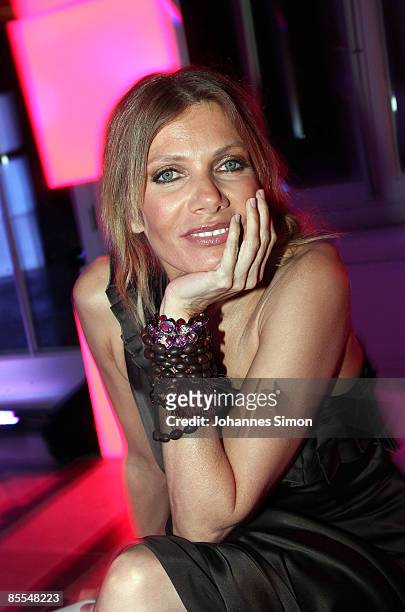 Ursula Karven attends the after show party of the Gala Spa Awards at Brenner's Park Hotel on March 21, 2009 in Baden Baden, Germany.