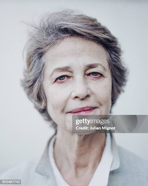 Actress Charlotte Rampling is photographed for ELLE on September 12, 2016 in Paris, France.