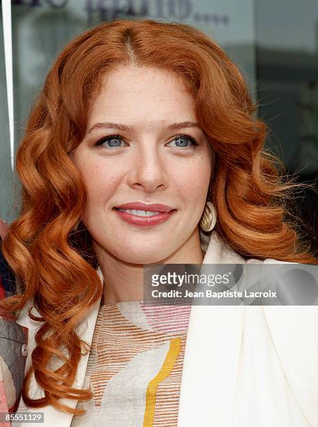 Rachelle Lefevre visits Kitson on March 21, 2009 in West Hollywood, California.