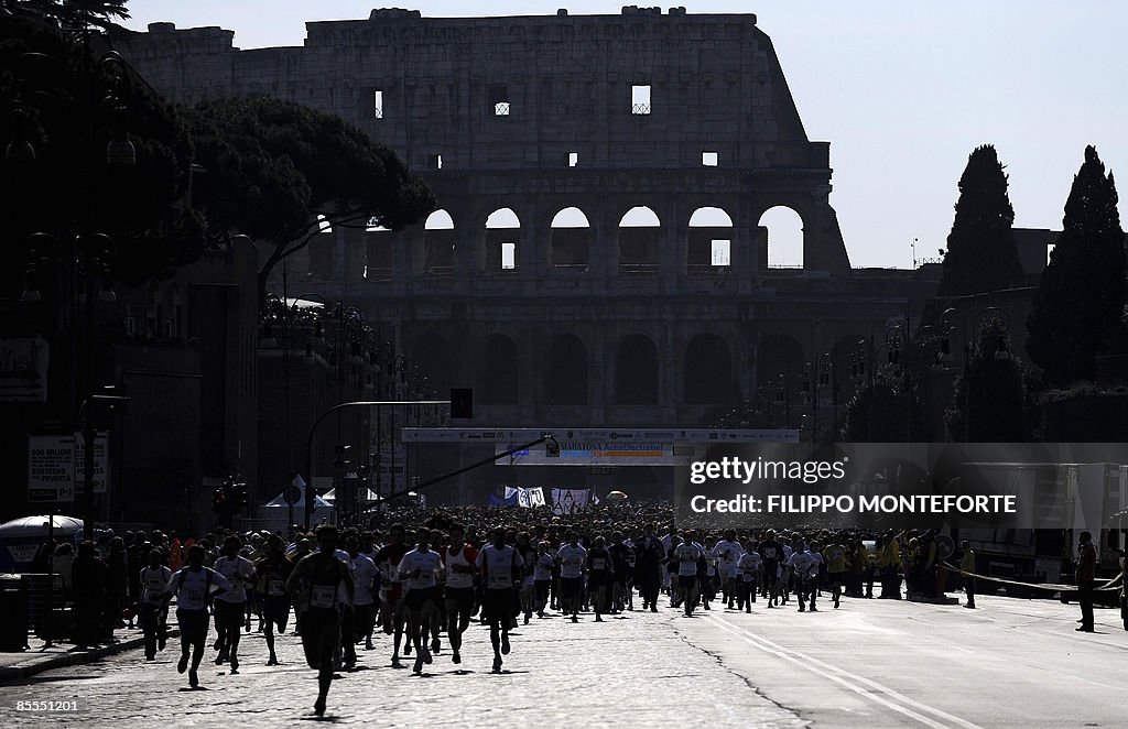 Competitors take the start of the15th Ro