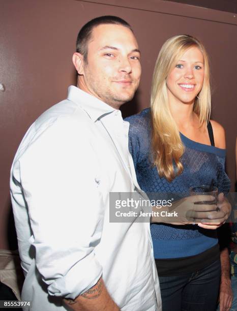Kevin Federline and Victoria Prince attend Kevin Federline's 31st birthday celebration at M2 on March 19, 2009 in New York City.