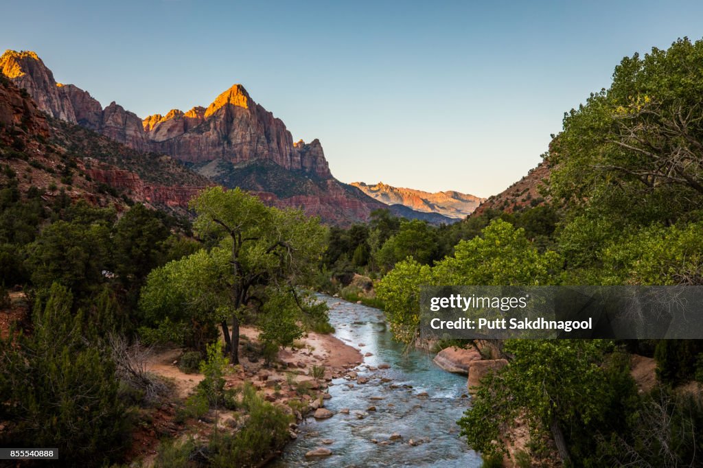 The Watchman at Sunrise, Zion National Park