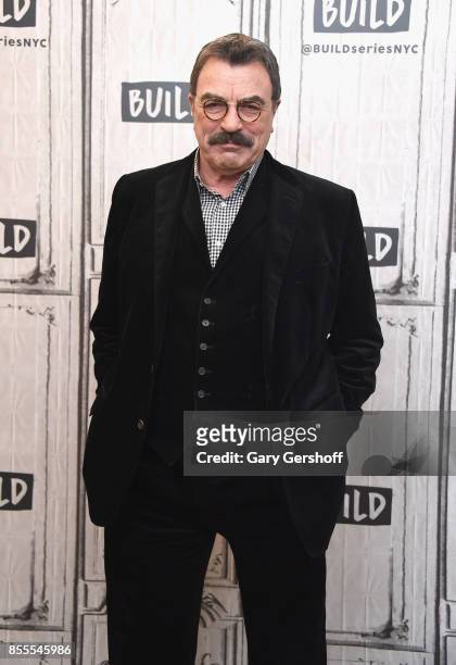 Actor Tom Sellek visits the Build Series to discuss his show "Blue Bloods" at Build Studio on September 29, 2017 in New York City.