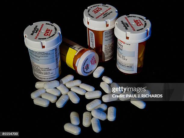 Generic photo of prescription drugs taken March 20, 2009 for files. AFP PHOTO/ Paul J. Richards