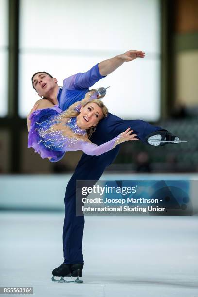 Aliona Savchenko and Bruno Massot of Germany compete in the Pairs Free Skating during the Nebelhorn Trophy 2017 at Eissportzentrum on September 29,...