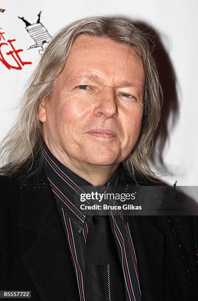 Play translator Christopher Hampton attends the after party for the Broadway opening of "God of Carnage" at espace on March 22, 2009 in New York City.