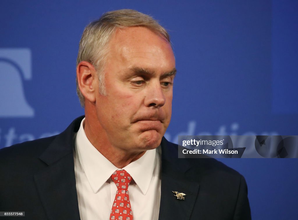 Interior Secretary Zinke Discusses "Vision For American Energy Dominance"