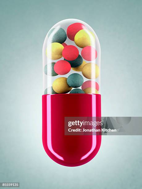 a pill capsule - pil stock illustrations
