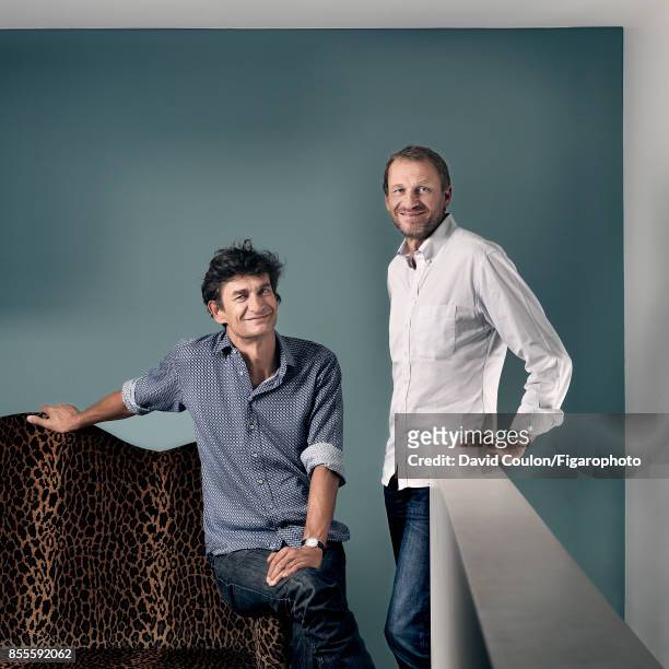 Producers and founders of Mandarin Films. Eric and Nicolas Altmayer are photographed for Madame Figaro on May 29, 2017 in Paris, France. PUBLISHED...