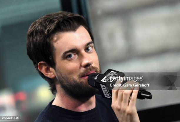 Actor and comedian Jack Whitehall visits the Build Series to discuss the series "Jack Whitehall: Travels with My Father" at Build Studio on September...