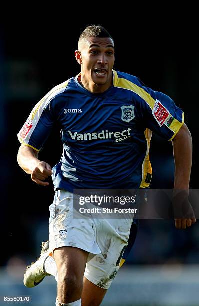 Cardiff forward Jay Boothroyd in action during the Coca Cola Championship match between Cardiff City and Sheffield United at Ninian Park on March 22,...