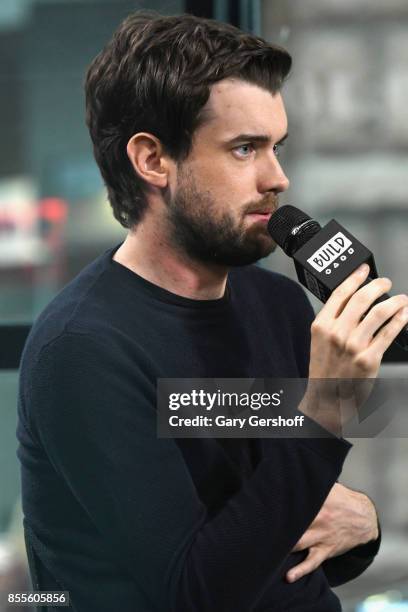 Actor and comedian Jack Whitehall visits the Build Series to discuss the series "Jack Whitehall: Travels with My Father" at Build Studio on September...