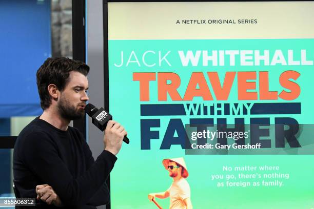 Actor and comedian Jack Whitehall visits the Build Series to discuss the series "Jack Whitehall: Travels with My Father" at Build Studio on September...