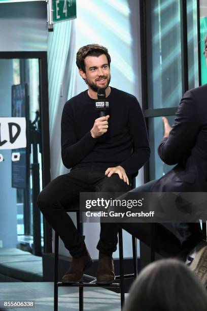 Actor and comedian Jack Whitehall visits the Build Series to discuss the series "Jack Whitehall: Travels with My Father" at Build Studio on September...