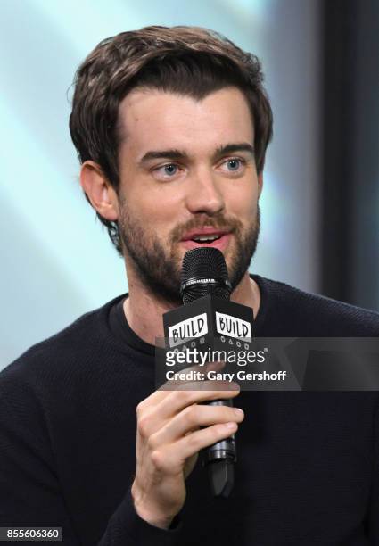 Actor and comedian Jack Whitehall visits the Build Series to discuss the series "Jack Whitehall: Travels with My Father" at Build Studio on September...