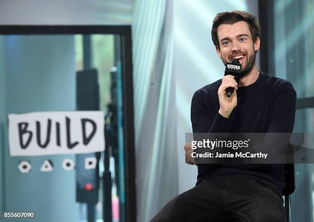 Jack Whitehall visits the Build series to discuss "Jack Whitehall: Travels with My Father" at Build Studio on September 29, 2017 in New York City.