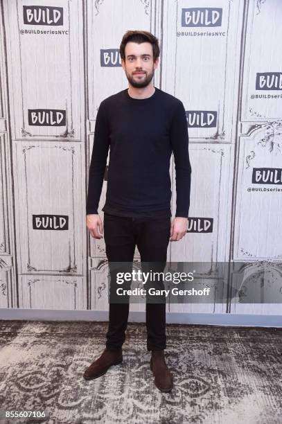 Actor and comedian Jack Whitehall visits the Build Series to discuss the series "Jack Whitehall: Travels with My Father" at Build Studio on September...