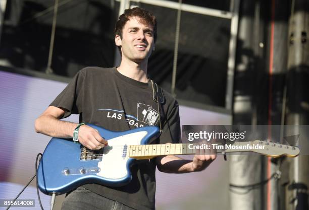 Jackson Phillips of Day Wave performs during the 2017 Life is Beautiful Festival on September 22, 2017 in Las Vegas, Nevada.