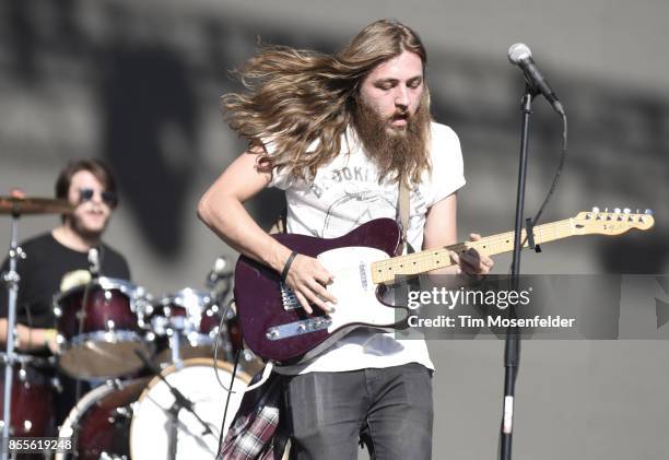 Anthony Krantz of The American Weather performs during the 2017 Life is Beautiful Festival on September 22, 2017 in Las Vegas, Nevada.