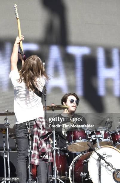 Anthony Krantz of The American Weather performs during the 2017 Life is Beautiful Festival on September 22, 2017 in Las Vegas, Nevada.