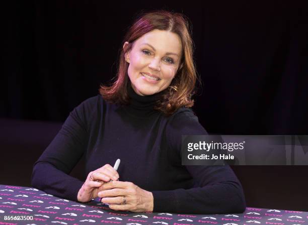 Belinda Carlisle signs copies of her New Album "Wilder Shores" and Copies of the 30th Anniversary Edition of "Heaven on Earth" at HMV Oxford Street...