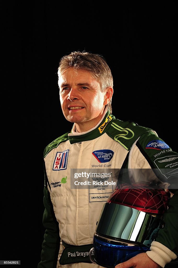 Drayson Paul Drayson of England, driver of the Drayson Racing Aston Martin ...