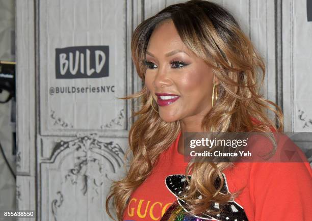 Vivica A. Fox attends Build series to discuss the show "Bobbi Kristina" at Build Studio on September 29, 2017 in New York City.