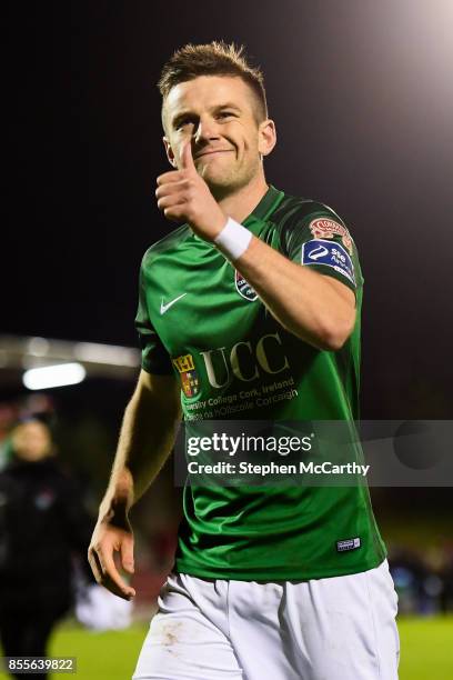 Cork , Ireland - 29 September 2017; Steven Beattie of Cork City following the Irish Daily Mail FAI Cup Semi-Final match beween Cork City and Limerick...