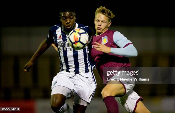 Kelsey Mooney of Aston Villa during the English Premier League Cup match between Aston Villa and West Bromwich Albion at Keys Park on September 29,...