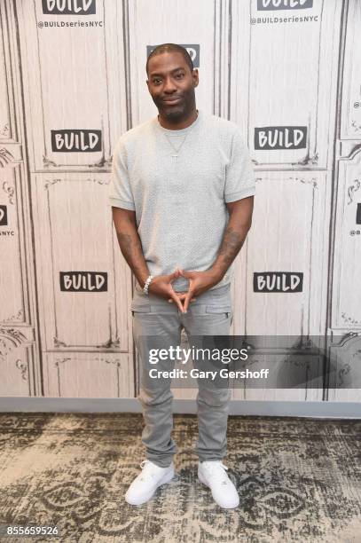 Actor Hassan Johnson visits the Build Series to discuss the film "Bobbi Kristina" at Build Studio on September 29, 2017 in New York City.