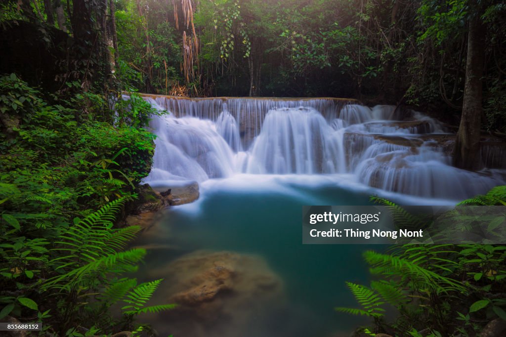 Huaymaekamin waterfall, Thailand