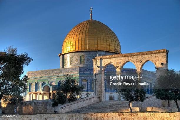 dome of the rock mosque - jerusalem stock pictures, royalty-free photos & images