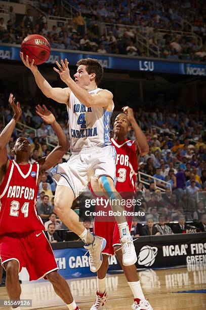 Playoffs: North Carolina Bobby Frasor in action vs Radford. Greensboro, NC 3/19/2009 CREDIT: Bob Rosato