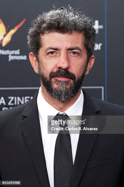 Alberto Rodriguez attends 'La Peste' premiere during the 65th San Sebastian International Film Festival on September 29, 2017 in San Sebastian, Spain.