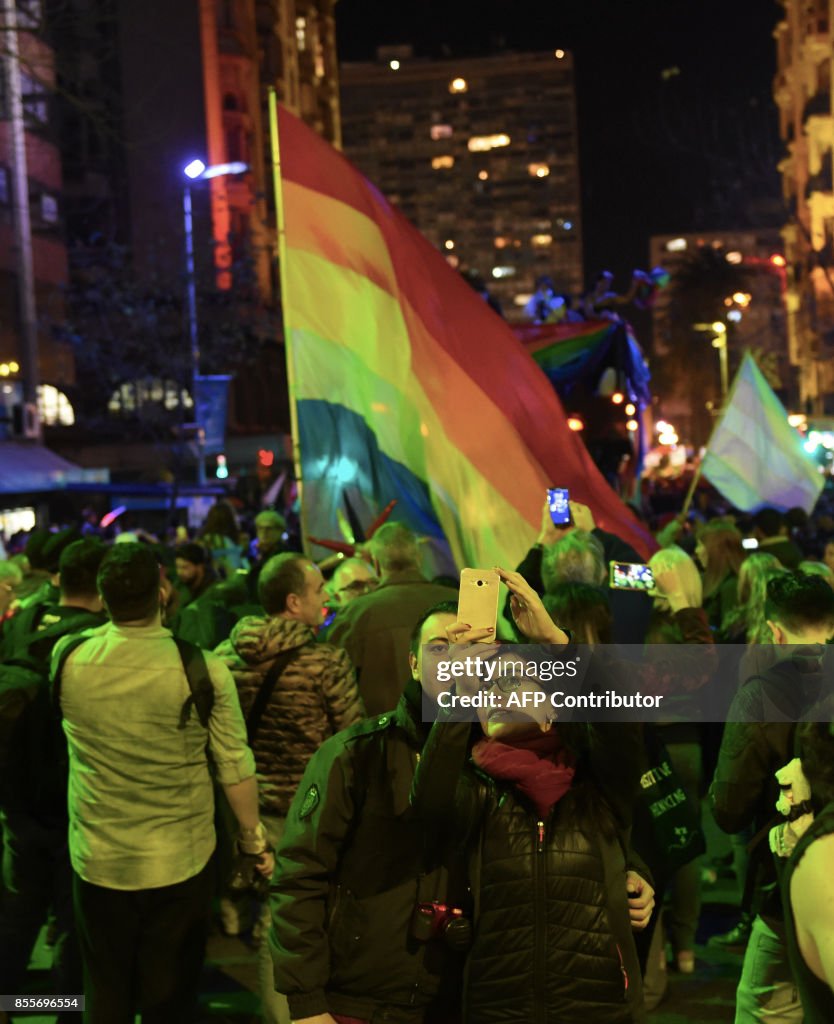 URUGUAY-SEXUAL-DIVERSITY-PARADE