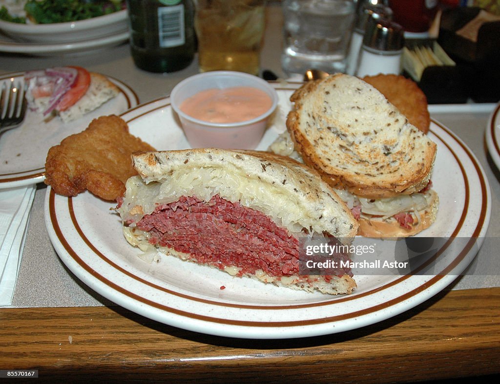 Junior's Reuben sandwich
