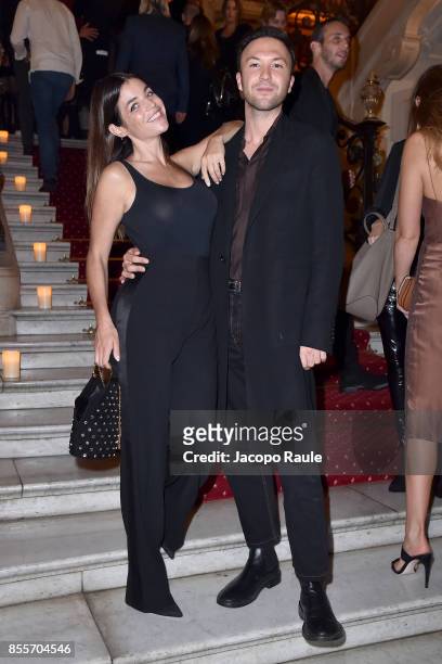 Julia Restoin Roitfeld attends the 20 Years Of MariaCarla Party as part of the Paris Fashion Week Womenswear Spring/Summer 2018 on September 29, 2017...