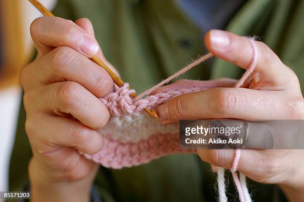 crocheting - かぎ針編み ストックフォトと画像