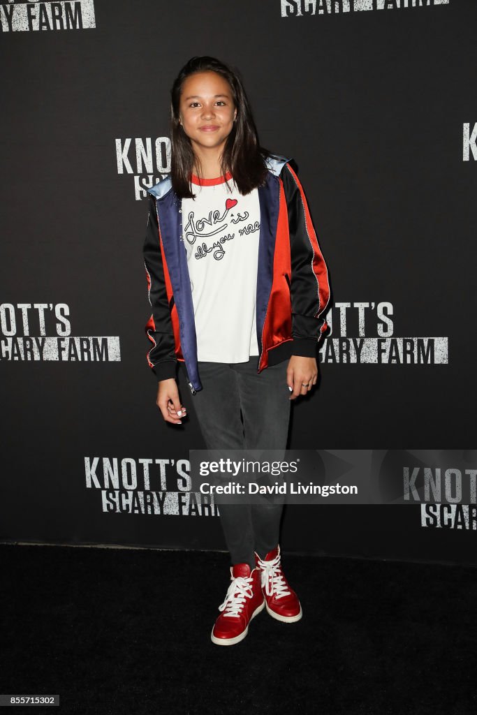 Knott's Scary Farm And Instagram's Celebrity Night - Arrivals