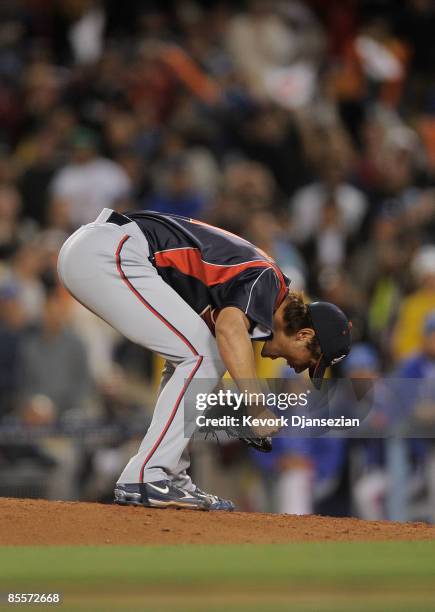 Yu darvish of Japan celebrates the win after the finals of the 2009 World Baseball Classic on March 23, 2009 at Dodger Stadium in Los Angeles,...