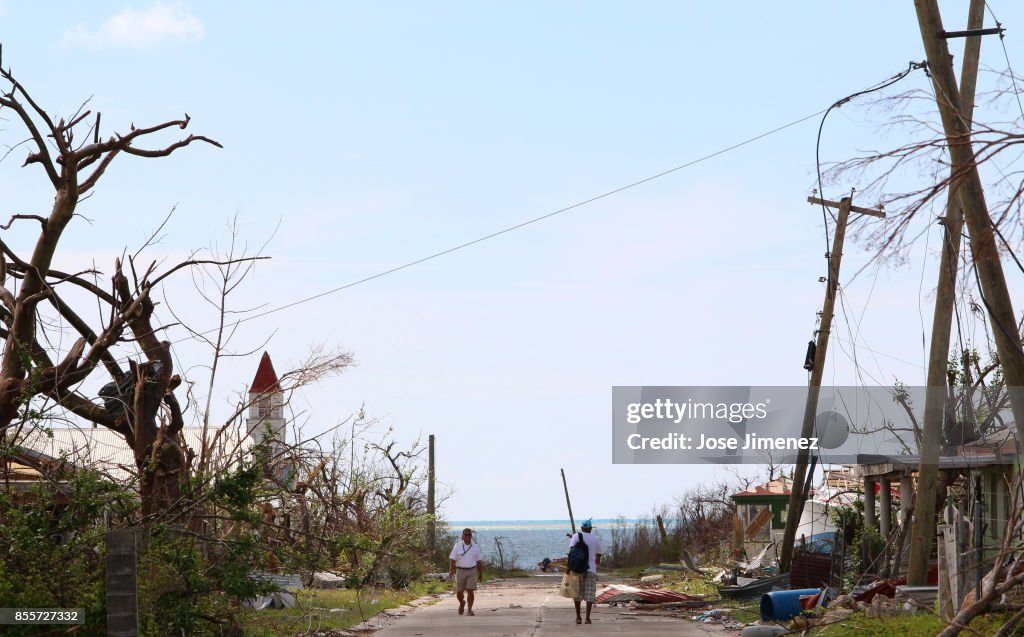 Barbuda inhabited after Hurricane Irma