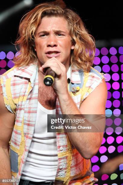 Tacho of TeenAngels performs a showcase at Lunario del Auditorio Nacional on March 23, 2009 in Mexico City.