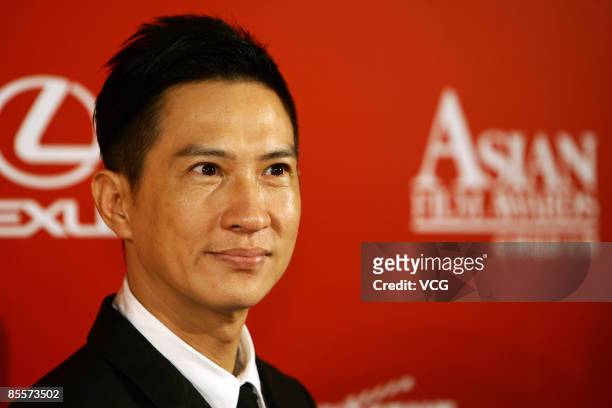 Hongkong actor Nick Cheung arrives to the Asian Film Awards 2009 at the Hong Kong Convention and Exhibition Centre on March 23, 2009 in Hong Kong of...