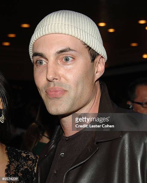 Actor James Haven arrives at the Los Angeles Premiere of "Beowulf" at Westwood Village on November 5, 2007 in Weswood, California.