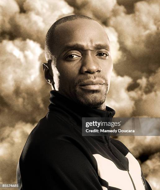 Football Player Claude Makelele poses at a portrait session for Sportweek in Paris on January 19, 2009. .